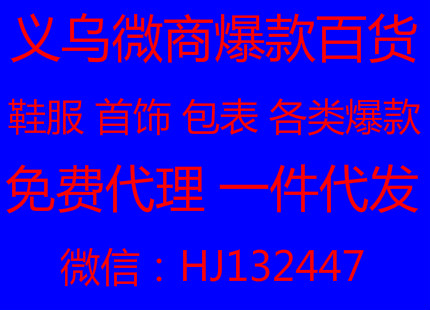 浙江义乌爆款百货包包美衣奇特商品免费代理